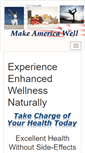 Mobile Screenshot of makeamericawell.com